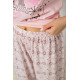 Жіноча піжама з принтом, колір рожевий, 243R3338