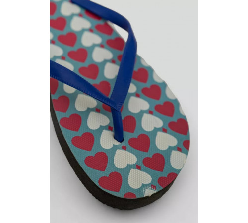 Вьетнамки женские, цвет синий, 244R343