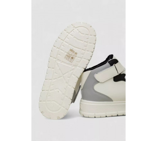 Кроссовки женские зимние на меху, цвет бело-черный, 248RMB05-86