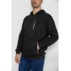 Кофта мужская на флисе с капюшоном 244R2563, цвет Черный