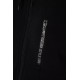 Кофта мужская на флисе с капюшоном 244R2563, цвет Черный