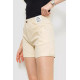 Шорти жіночі стрейчові, колір світло-бежевий, 214R653