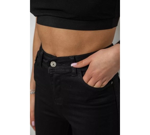 Джинсы женские, цвет черный, 182R5214 Джинсы женские, цвет черный, 182R5214