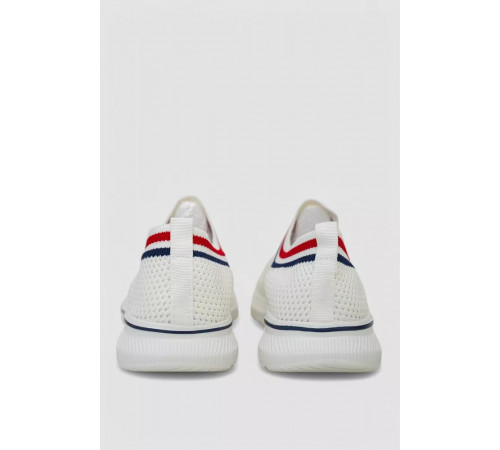 Слипоны мужские, цвет белый, 244RA315