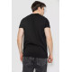 Футболка мужская однотонная батал, цвет черный, 244R2406