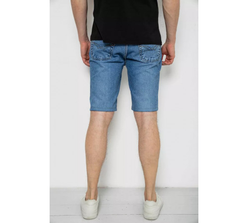 Шорти чоловічі джинсові, колір темно-блакитний, 238R2023