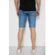 Шорти чоловічі джинсові, колір темно-блакитний, 238R2023