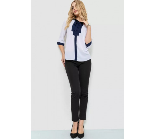Блуза женская, цвет бело-синий, 172R11-2.