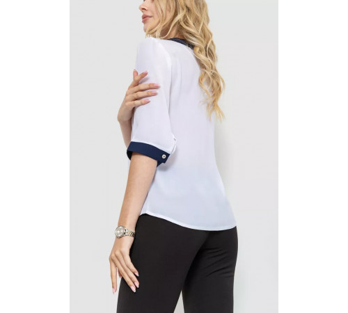 Блуза женская, цвет бело-синий, 172R11-2.