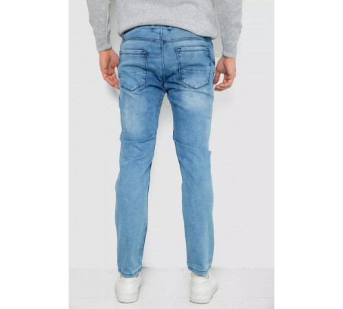 Джинси чоловічі однотонні, колір блакитний, 247R1242