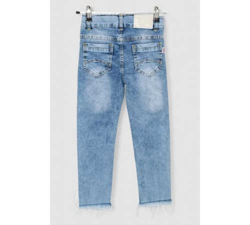 Джинси для дівчаток, колір темно-блакитний, 247R1823