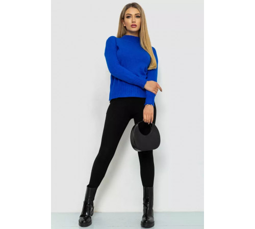 Кофта женская однотонная, цвет электрик, 244R2028