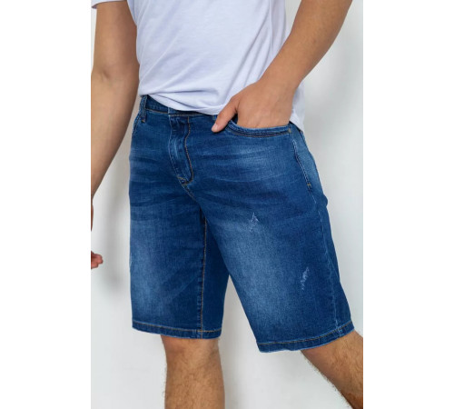 Джинсовые шорты мужские 244R5A-078, цвет синий, 244R5A-080