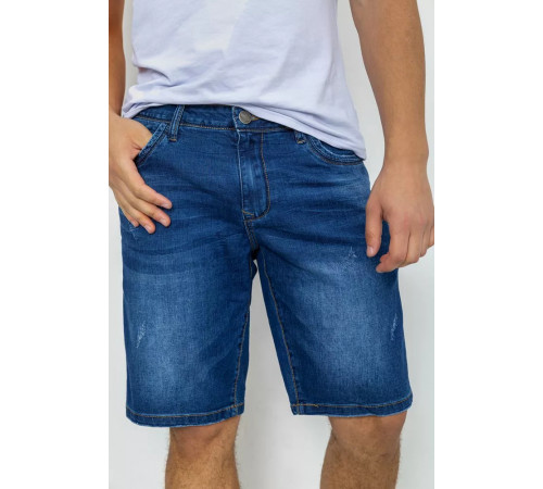 Джинсовые шорты мужские 244R5A-078, цвет синий, 244R5A-080