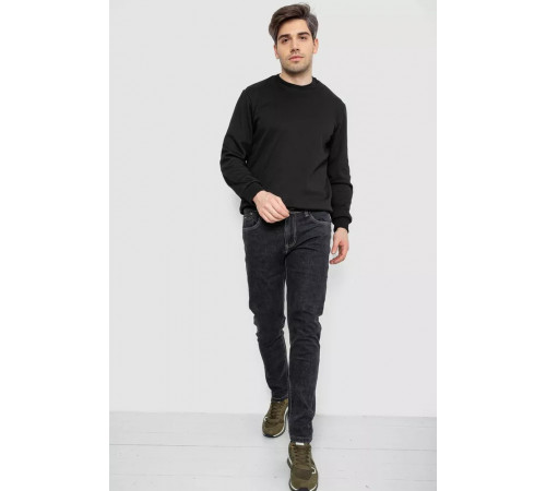 Джинсы мужские демисезонные, цвет серый, 243R8121.