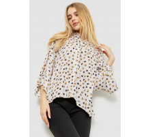 Блуза класична вільного крою, колір молочний, 102R332