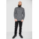 Кофта чоловіча на ґудзиках 214R10336, колір Темно-сірий