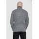 Кофта чоловіча на ґудзиках 214R10336, колір Темно-сірий