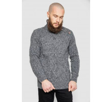 Кофта мужская на пуговицах 214R10336, цвет Темно-серый