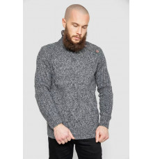 Кофта чоловіча на ґудзиках 214R10336, колір Темно-сірий