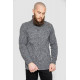 Кофта чоловіча на ґудзиках 214R10336, колір Темно-сірий