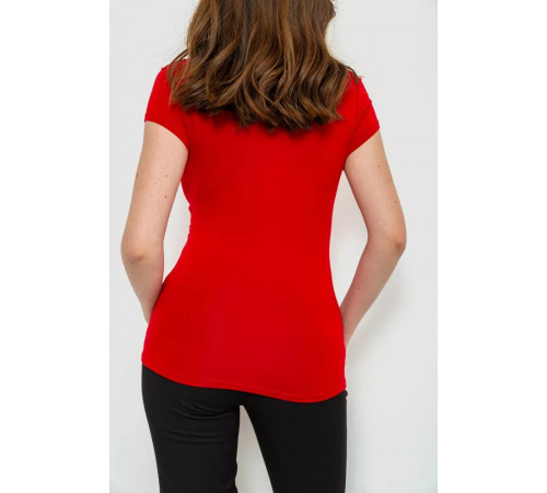 Футболка жіноча, колір червоний, 186R606