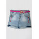 Джинсовые шорты для девочки, цвет синий, 247R1207