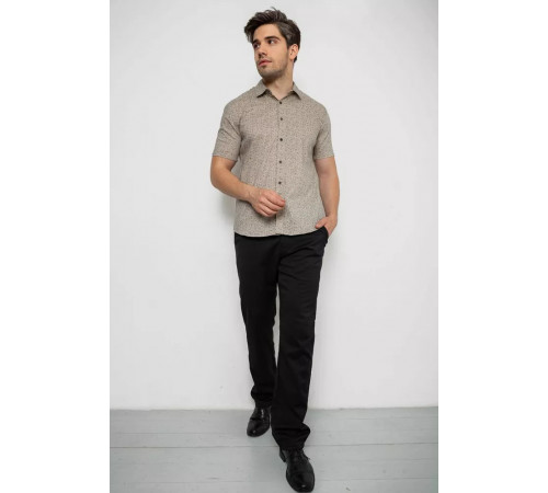 Сорочка чоловіча з короткими рукавами 214R6917-12, колір Бежевий