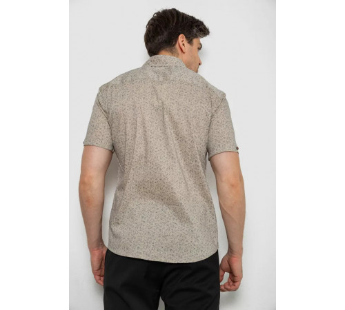 Сорочка чоловіча з короткими рукавами 214R6917-12, колір Бежевий