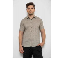 Сорочка чоловіча з короткими рукавами 214R6917-12, колір Бежевий