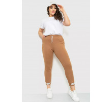 Спорт штаны женские демисезонные, цвет коричневый, 226R027