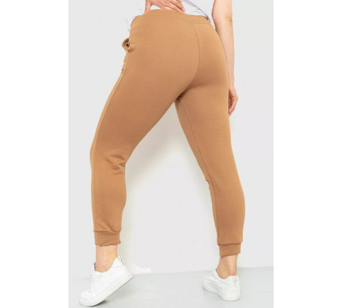 Спорт штаны женские демисезонные, цвет коричневый, 226R027