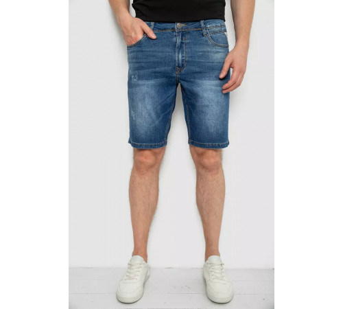 Джинсовые шорты мужские, цвет синий, 244R5A-049
