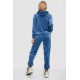 Спорт костюм женский велюровый, цвет джинс, 241R060