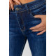 Джинси жіночі з потертостями, колір синій, 214R1416