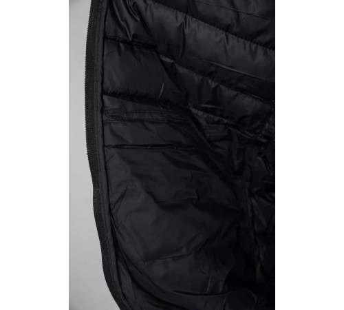 Демисезонная мужская куртка на синтепоне, цвет черный, 247R5070