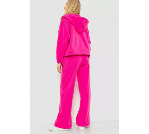 Спорт костюм женский на флисе, цвет розовый, 102R402