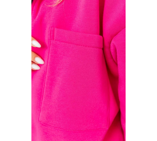 Спорт костюм женский на флисе, цвет розовый, 102R402