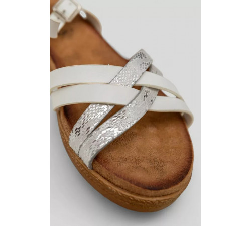 Босоніжки жіночі, колір білий, 244RTZ-8