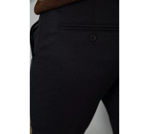 Штани чоловічі класичні, колір чорний, 244RFH305-1
