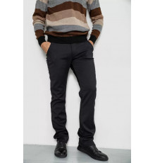 Брюки мужские классические, цвет черный, 244RFH305-1.