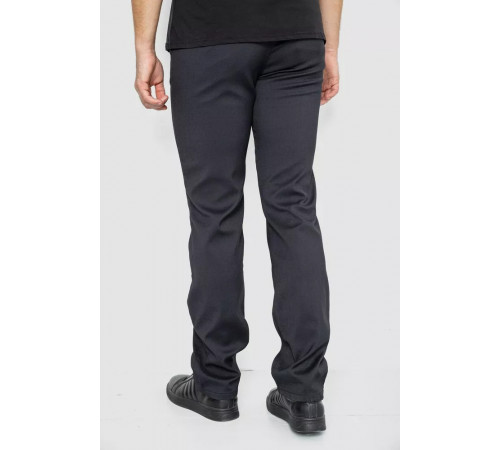 Штани класичні чоловічі, колір чорний, 244RFH313-1