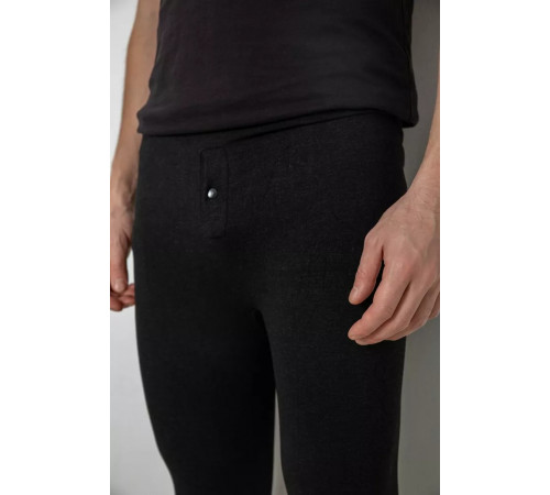 Подштанники мужские трикотажные бесшовные, цвет темно-серый, 139R1833.