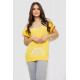 Піжама жіноча з принтом, колір жовтий, 243R1600-032