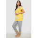 Піжама жіноча з принтом, колір жовтий, 243R1600-032