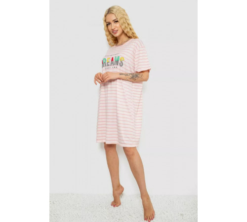 Нічна сорочка, колір персиково-білий, 238R335-8