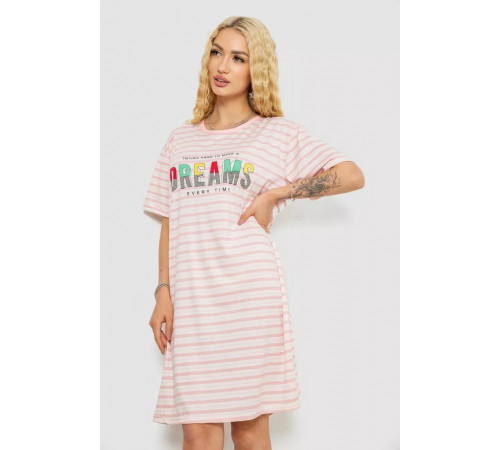 Нічна сорочка, колір персиково-білий, 238R335-8