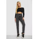 Джинси жіночі МОМ, колір темно-сірий, 244R4580