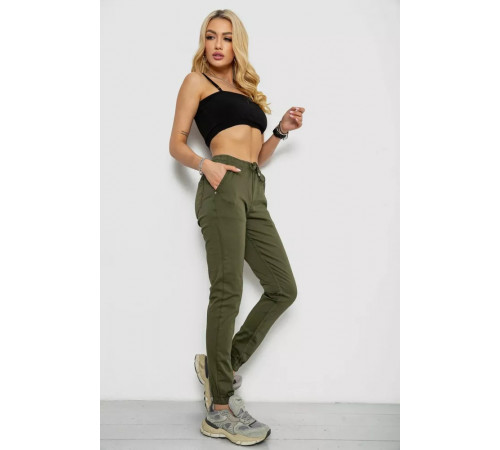 Штани жіночі, колір хакі, 182R1364