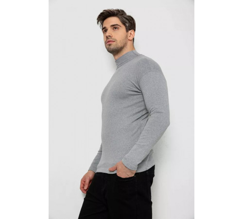 Гольф мужской на флисе, цвет светло-серый, 238R338-1.